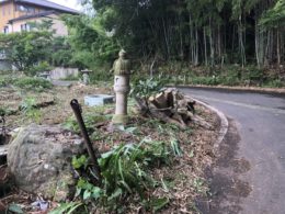 瀬戸市　伐採作業後2